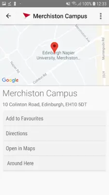 Edinburgh Napier University android App screenshot 2